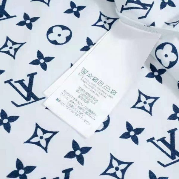 Louis Vuitton Women LV Escale Printed T-Shirt Monogram Cotton White Regular Fit (1)