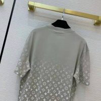 Louis Vuitton Women Monogram Gradient T-Shirt Cotton Grey