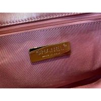 Chanel Women 19 Flap Bag Lambskin Gold Silver-Tone Ruthenium-Finish Metal Coral