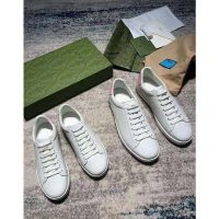 Gucci GG Women’s Ace Sneaker with Interlocking G White Scrap Less Leather