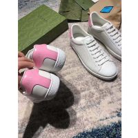 Gucci GG Women’s Ace Sneaker with Interlocking G White Scrap Less Leather