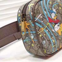 Gucci Unisex Disney x Gucci Donald Duck Print Belt Bag Leather Interlocking G