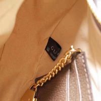 Gucci Women Ophidia GG Mini Bag Beige Ebony GG Supreme Canvas