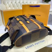 Louis Vuitton LV Unisex Christopher PM Giant Damier Ebene Monogram Coated Canvas