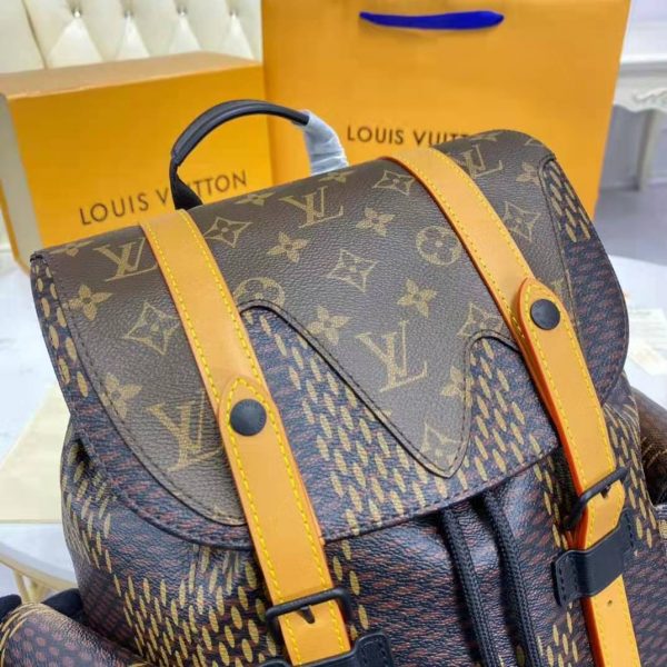 Louis Vuitton LV Unisex Christopher PM Giant Damier Ebene Monogram Coated Canvas (3)