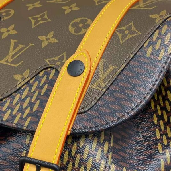 Louis Vuitton LV Unisex Christopher PM Giant Damier Ebene Monogram Coated Canvas (7)