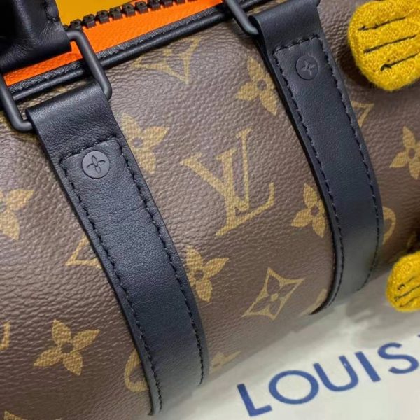 Louis Vuitton LV Unisex Keepall XS Zoom with Friends Monogram Coated Canvas (14)