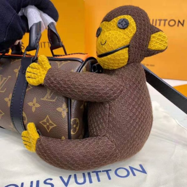 Louis Vuitton LV Unisex Keepall XS Zoom with Friends Monogram Coated Canvas (17)