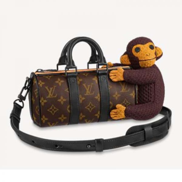 Louis Vuitton LV Unisex Keepall XS Zoom with Friends Monogram Coated Canvas