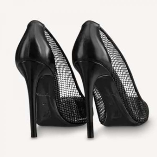 Louis Vuitton LV Women’s Urban Twist Pump Mesh PVC Calf Leather 10.5 cm Heel (3)
