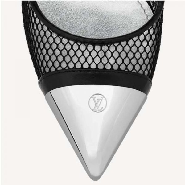 Louis Vuitton LV Women’s Urban Twist Pump Mesh PVC Calf Leather 10.5 cm Heel (4)
