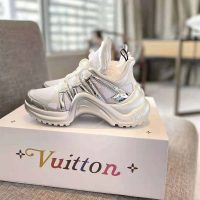 Louis Vuitton Women LV Archlight Sneaker Technical Fabric Bold Metallic Details