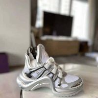 Louis Vuitton Women LV Archlight Sneaker Technical Fabric Bold Metallic Details