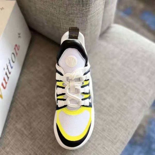 Louis Vuitton Women LV Archlight Sneaker Technical Fabric Monogram Canvas Yellow (5)