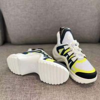 Louis Vuitton Women LV Archlight Sneaker Technical Fabric Monogram Canvas Yellow