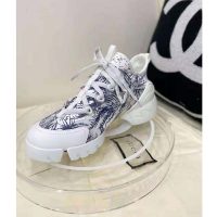 Dior Women D-Connect Sneaker Dior Zodiac Printed Technical Fabric