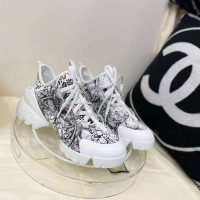 Dior Women D-Connect Sneaker Dior Zodiac Printed Technical Fabric