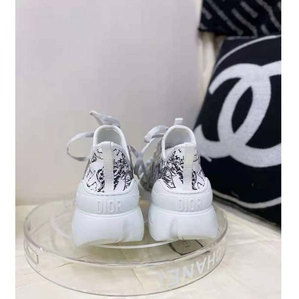 Dior Women D-Connect Sneaker Dior Zodiac Printed Technical Fabric (8)