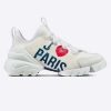 Dior Women D-Connect Sneaker White I Love Paris Technical Fabric