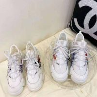 Dior Women D-Connect Sneaker White I Love Paris Technical Fabric