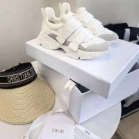 Dior Women D-Wander Sneaker Uber White Camouflage Technical Fabric