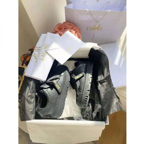 Dior Women Dior-ID Sneaker Black Calfskin and Rubber (2)