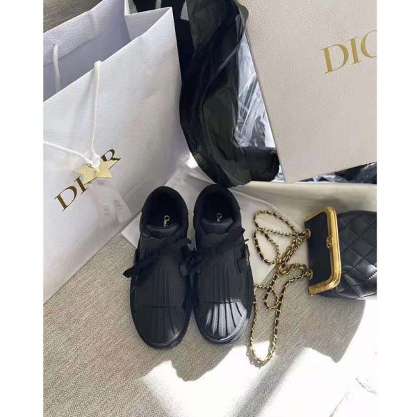 Dior Women Dior-ID Sneaker Black Calfskin and Rubber (5)