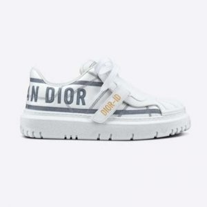 Dior Women Dior-ID Sneaker White and French Blue Technical Fabric