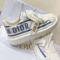 Dior Women Dior-ID Sneaker White and French Blue Technical Fabric