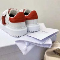 Dior Women Dior-ID Sneaker White and Nude Calfskin and Rubber