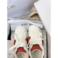 Dior Women Dior-ID Sneaker White and Nude Calfskin and Rubber