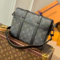 Louis Vuitton Unisex Trunk Messenger Monogram Eclipse Coated Canvas Monogram Eclipse Coated Canvas (4)