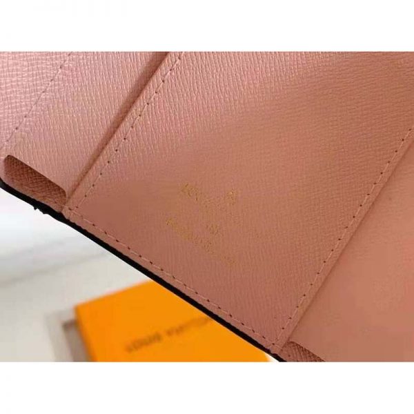 Louis Vuitton Unisex Victorine Wallet Mist Gray Monogram Coated Canvas Cowhide Leather (10)
