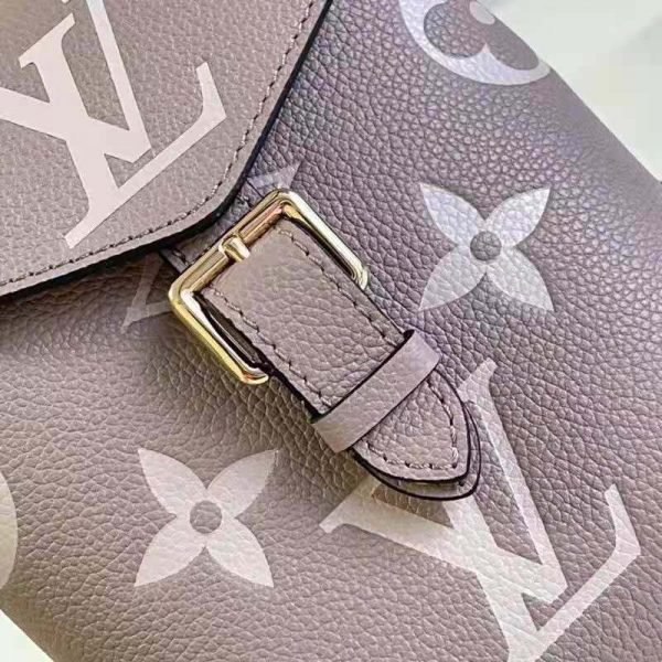 Louis Vuitton Women Tiny Backpack Mist Gray Monogram Coated Canvas Cowhide-Leather (6)