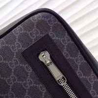 Gucci GG Women GG Black Belt Bag Black Grey Soft GG Supreme