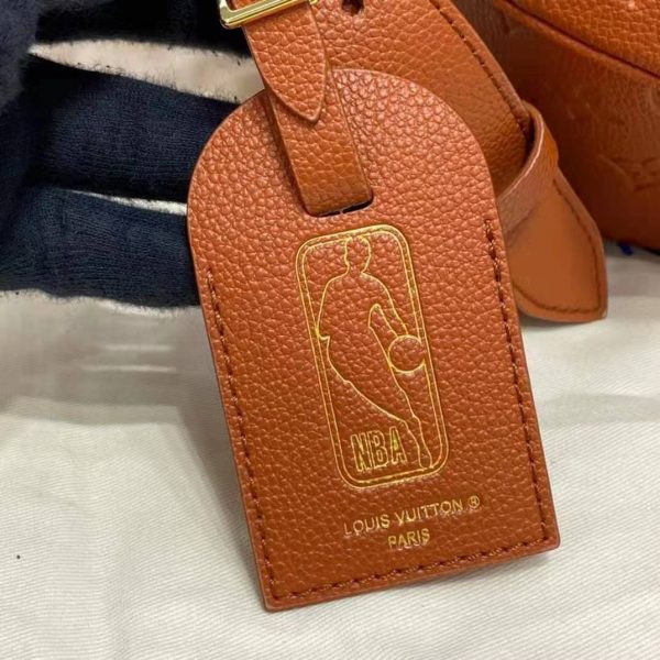 Louis Vuitton LV Unisex Ball in Basket LV x NBA Season 2 Brown Ball Grain Leather (16)