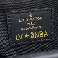 Louis Vuitton LV Unisex LVXNBA Studio Messenger Bag Black Cowhide Leather