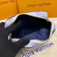 Louis Vuitton LV Unisex Outdoor Pouch Monogram Watercolor Blue Coated Canvas