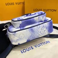 Louis Vuitton LV Unisex Outdoor Pouch Monogram Watercolor Blue Coated Canvas