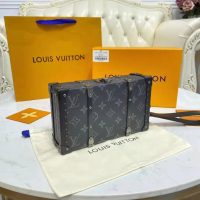 Louis Vuitton LV Unisex Wallet Trunk Grey Monogram Coated Canvas Cowhide Leather