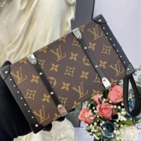 Louis Vuitton LV Unisex Wallet Trunk Monogram Coated Canvas Cowhide LeatherMonogram Coated Canvas Cowhide Leather (1)