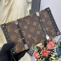 Louis Vuitton LV Unisex Wallet Trunk Monogram Coated Canvas Cowhide LeatherMonogram Coated Canvas Cowhide Leather (1)