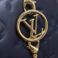 Louis Vuitton LV Women Pochette Coussin Black Monogram Embossed Lambskin