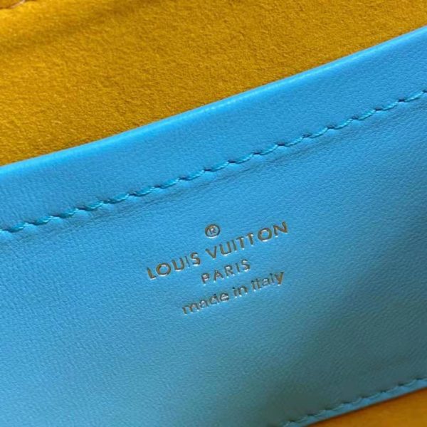 Louis Vuitton LV Women Pochette Coussin Green Monogram Embossed Lambskin (5)