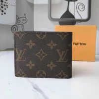 Louis Vuitton Unisex LV x NBA Multiple Wallet Monogram Coated Canvas