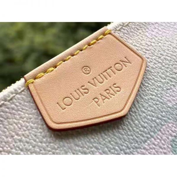 Louis Vuitton Unisex Multi Pochette Accessoires Blue Monogram Giant Coated Canvas (6)