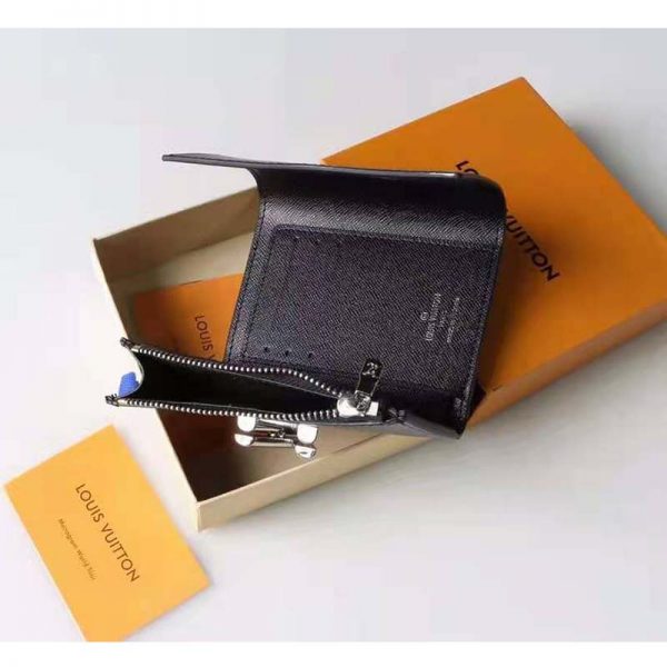 Louis Vuitton Unisex Twist Compact Wallet Black Epi Grained Cowhide Leather (7)