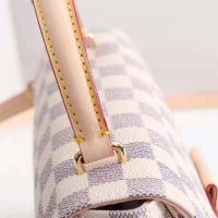 Louis Vuitton Women Croisette Damier Azur Coated Canvas Smooth Cowhide Leatherr Azur Coated Canvas Smooth Cowhide Leather (10)