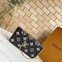 Louis Vuitton Women Félicie Pochette Monogram Empreinte Embossed Supple Grained Cowhide Leather