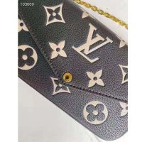 Louis Vuitton Women Félicie Pochette Monogram Empreinte Embossed Supple Grained Cowhide Leather